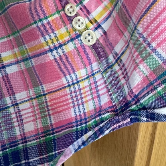 Ralph Lauren Cotton Plaid Button Down Shirt / large - Picture 4 of 12